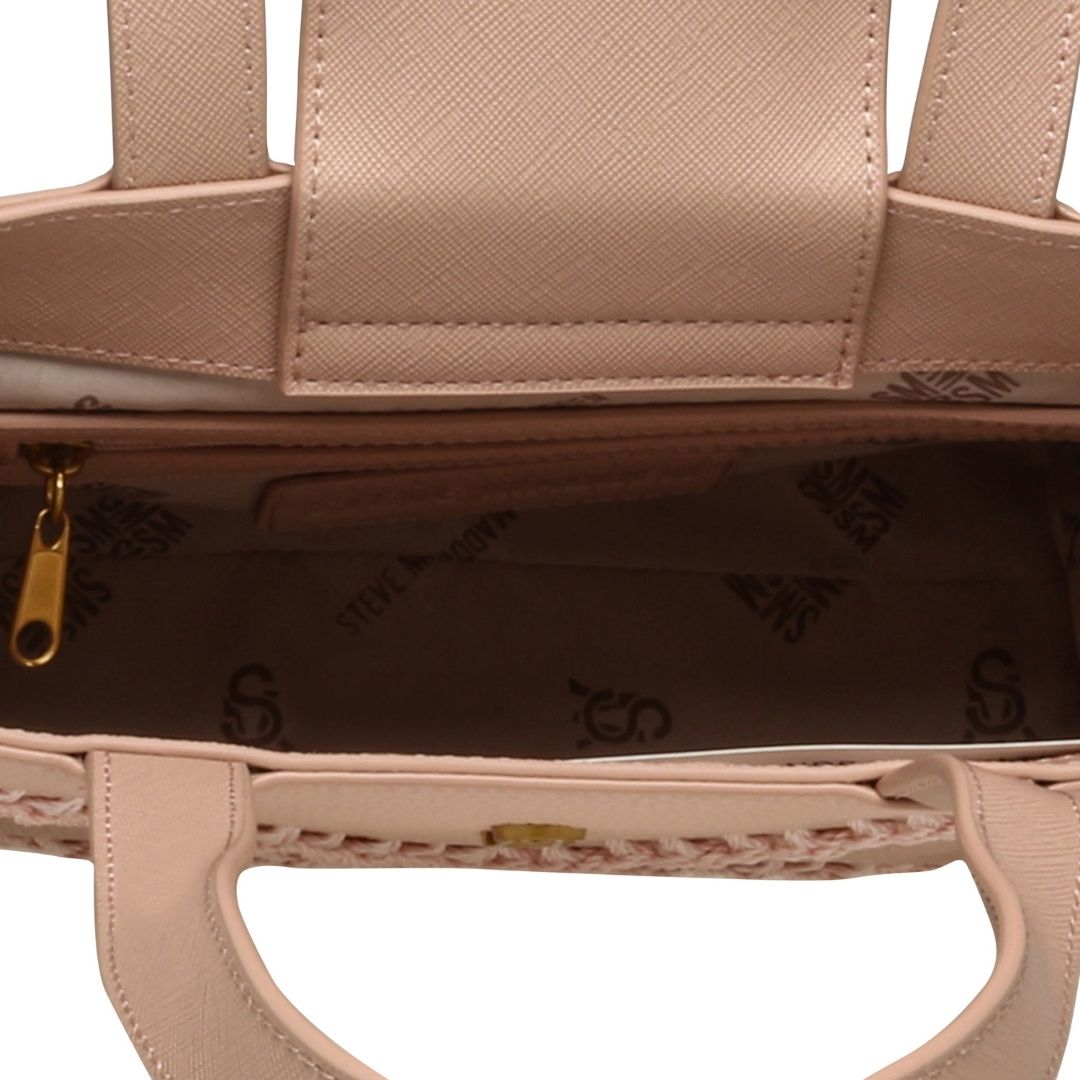 Baris Blush Gold Bolsa Top Handle Rosa