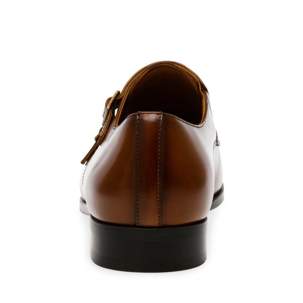 Perry Cognac Leather Zapatos de Vestir Cafes para Hombre