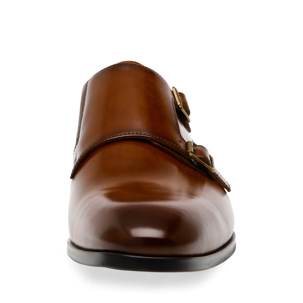 Perry Cognac Leather Zapatos de Vestir para Hombre