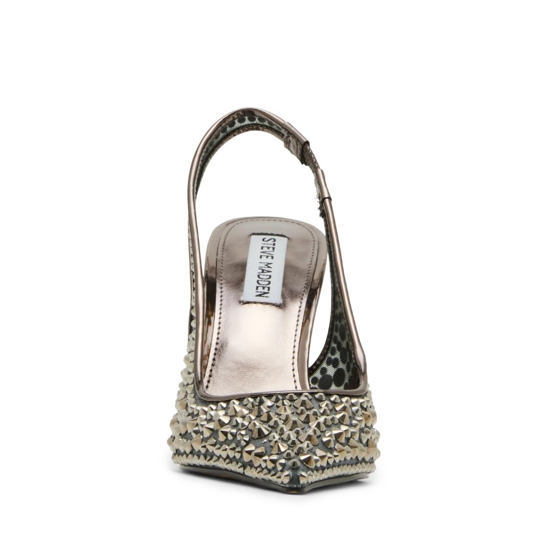 Reyes R Pewter Tacones con Brillos para Mujer