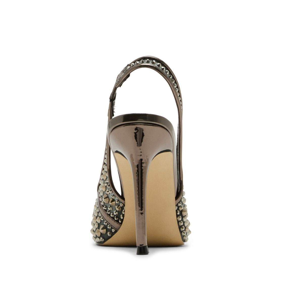 Reyes R Pewter Tacones con Brillos Plateados para Mujer