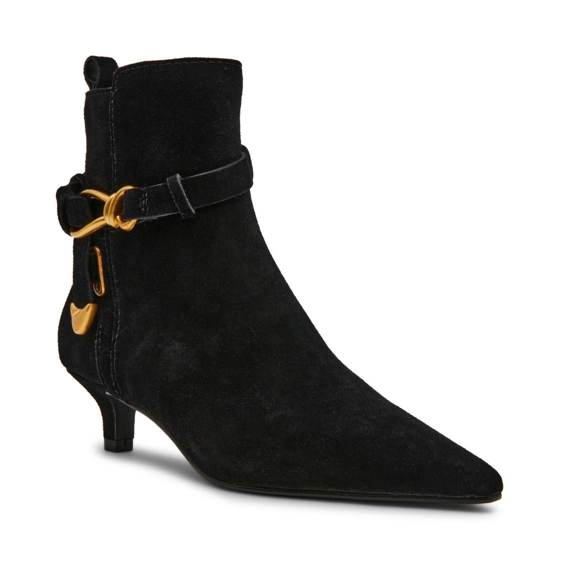 Roller Black Suede Botines de Gamuza Negros