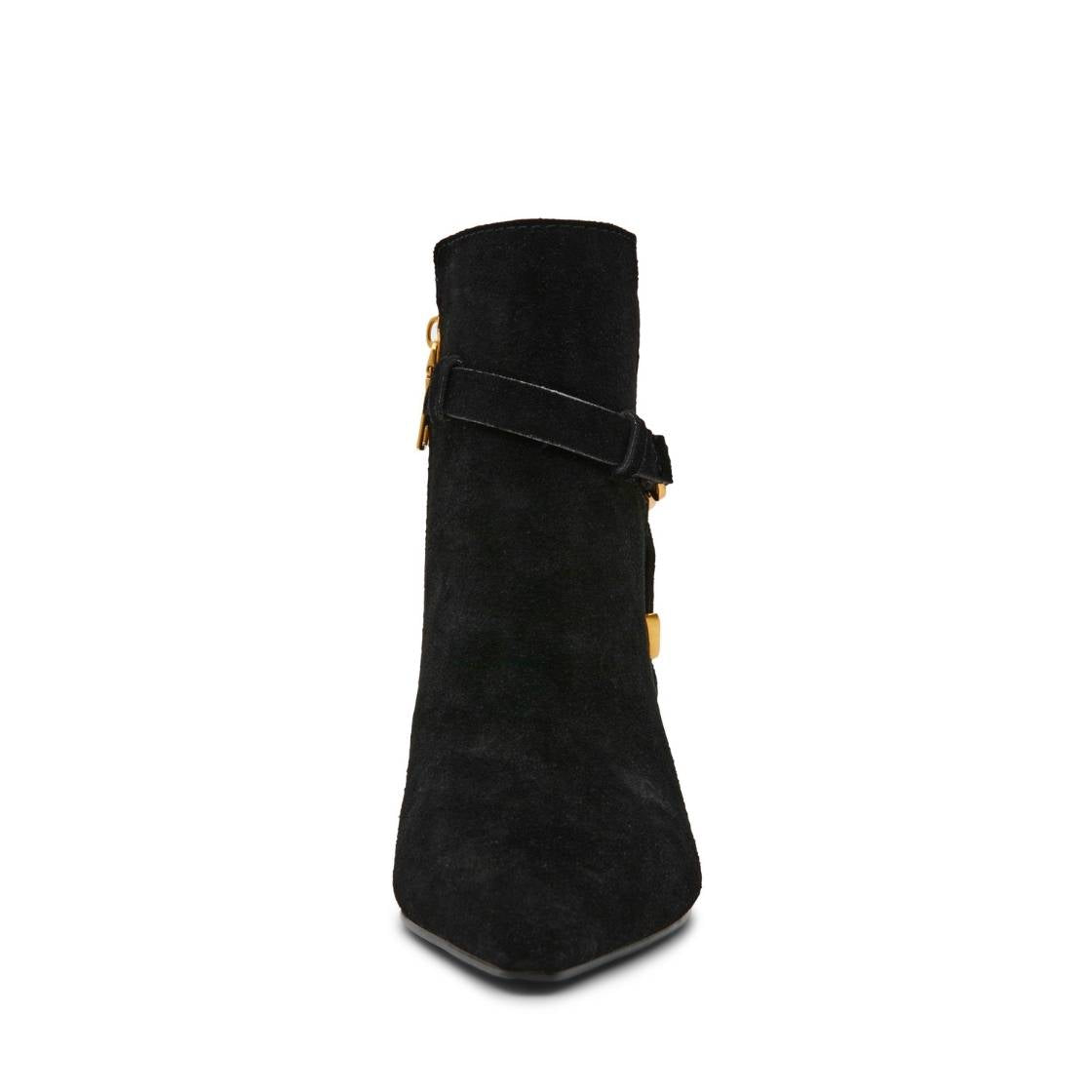 Roller Black Suede Botines de Gamuza para Mujer