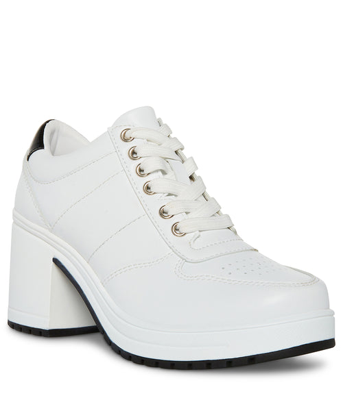 Tenis con outlet tacon blancos