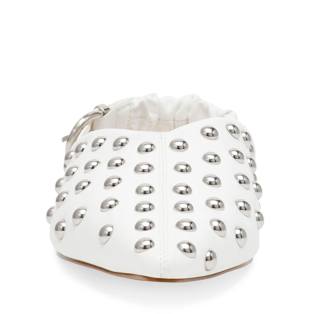 Zeta S White Flats para Mujer