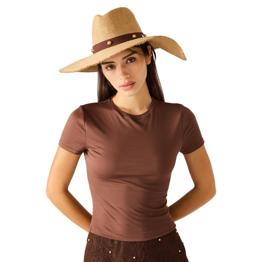 SOMBRERO DE RAFFIA BROWN