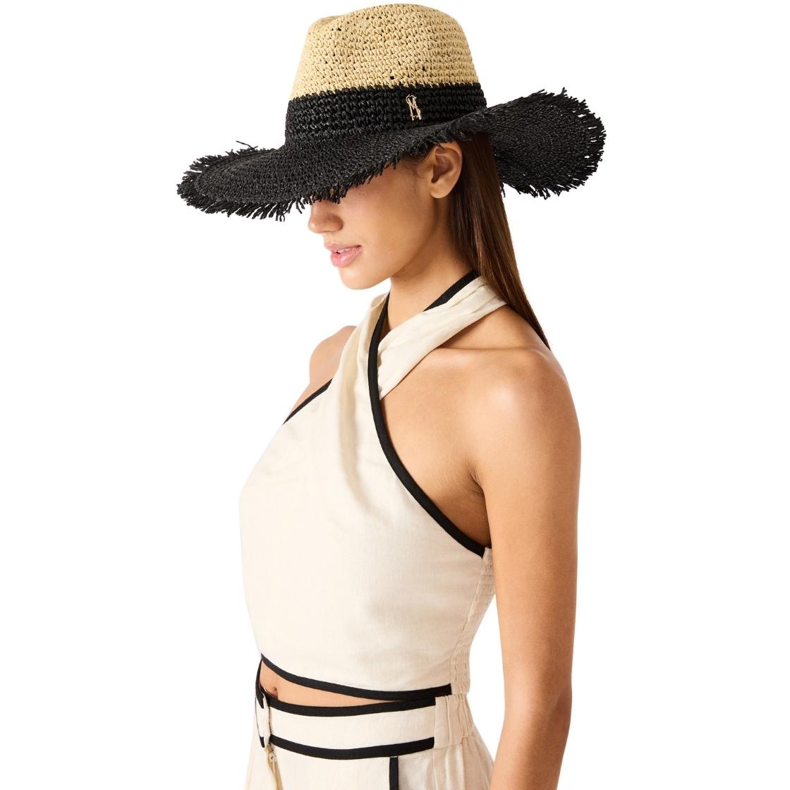 SOMBRERO DE RAFFIA BLACK