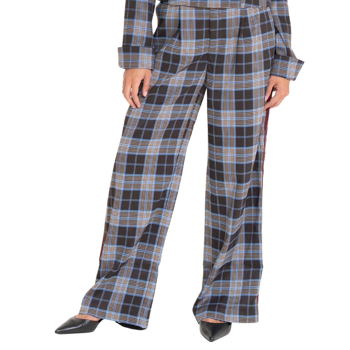 AUGUSTA PANT BROWN PLAID