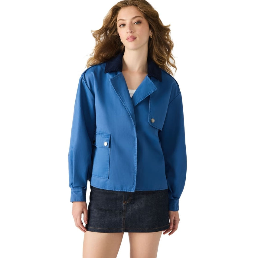 LUISA JACKET DUSTY BLUE