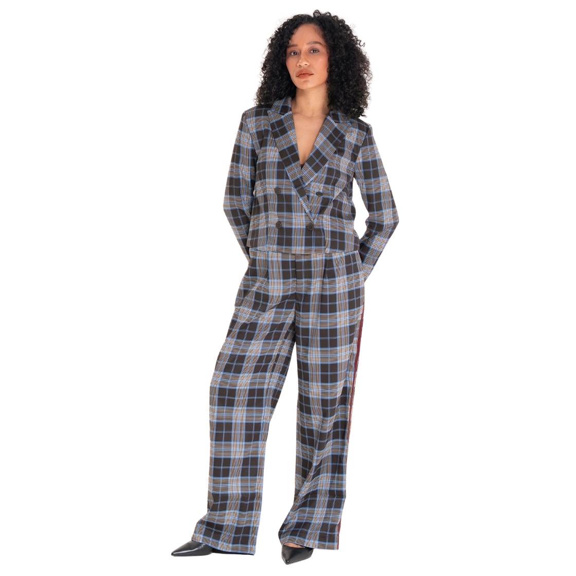 AUGUSTA PANT BROWN PLAID