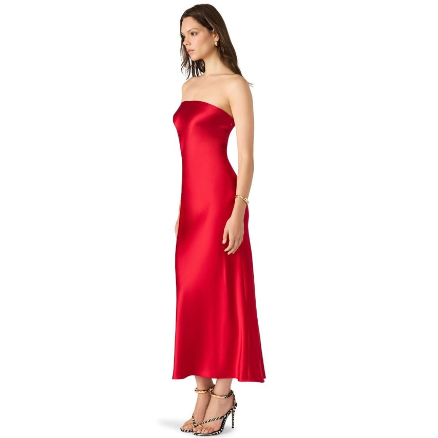 JESSAMINE DRESS DARK RED