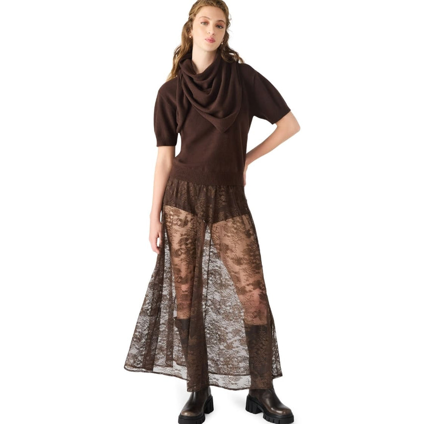 HERMIA SWEATER DARK ESPRESSO