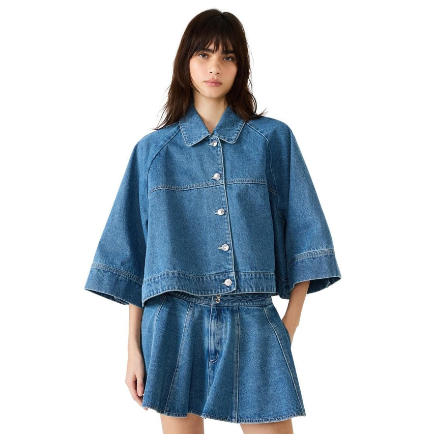 RHODE JACKET IN DENIM ARUBA BLUE