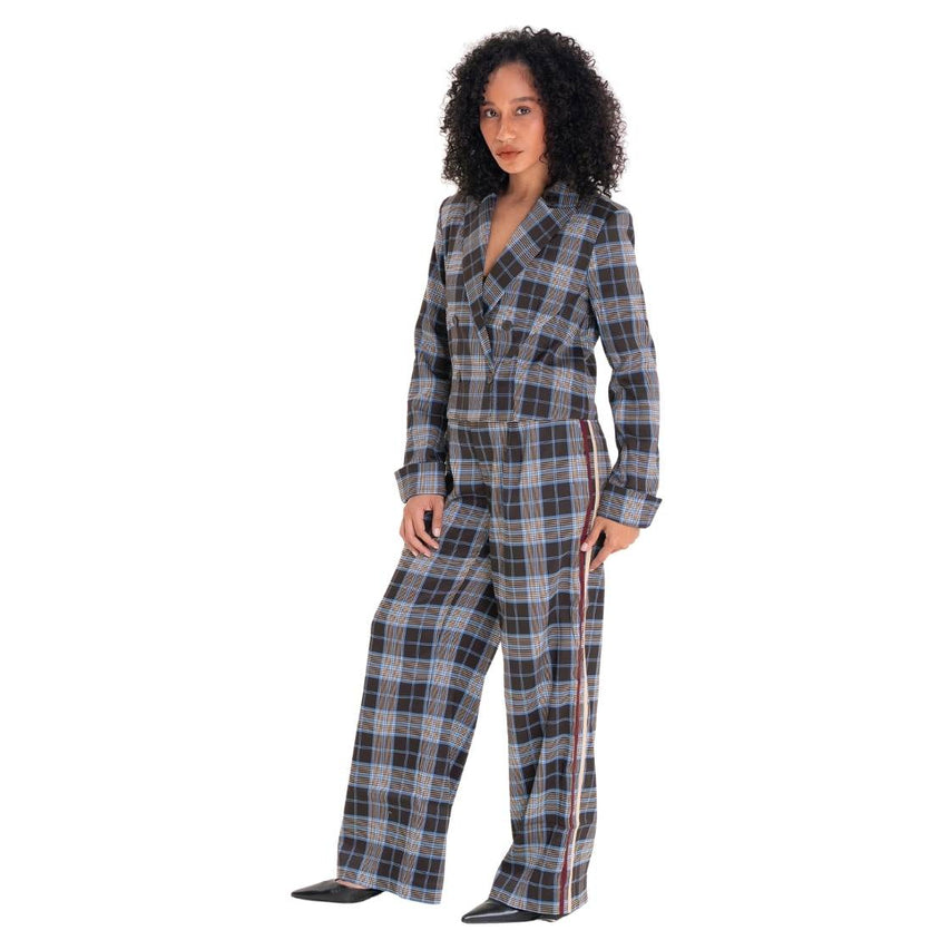 AUGUSTA PANT BROWN PLAID