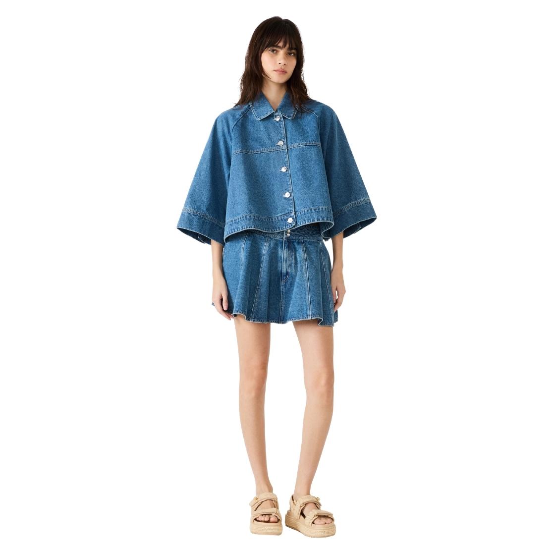 RHODE JACKET IN DENIM ARUBA BLUE