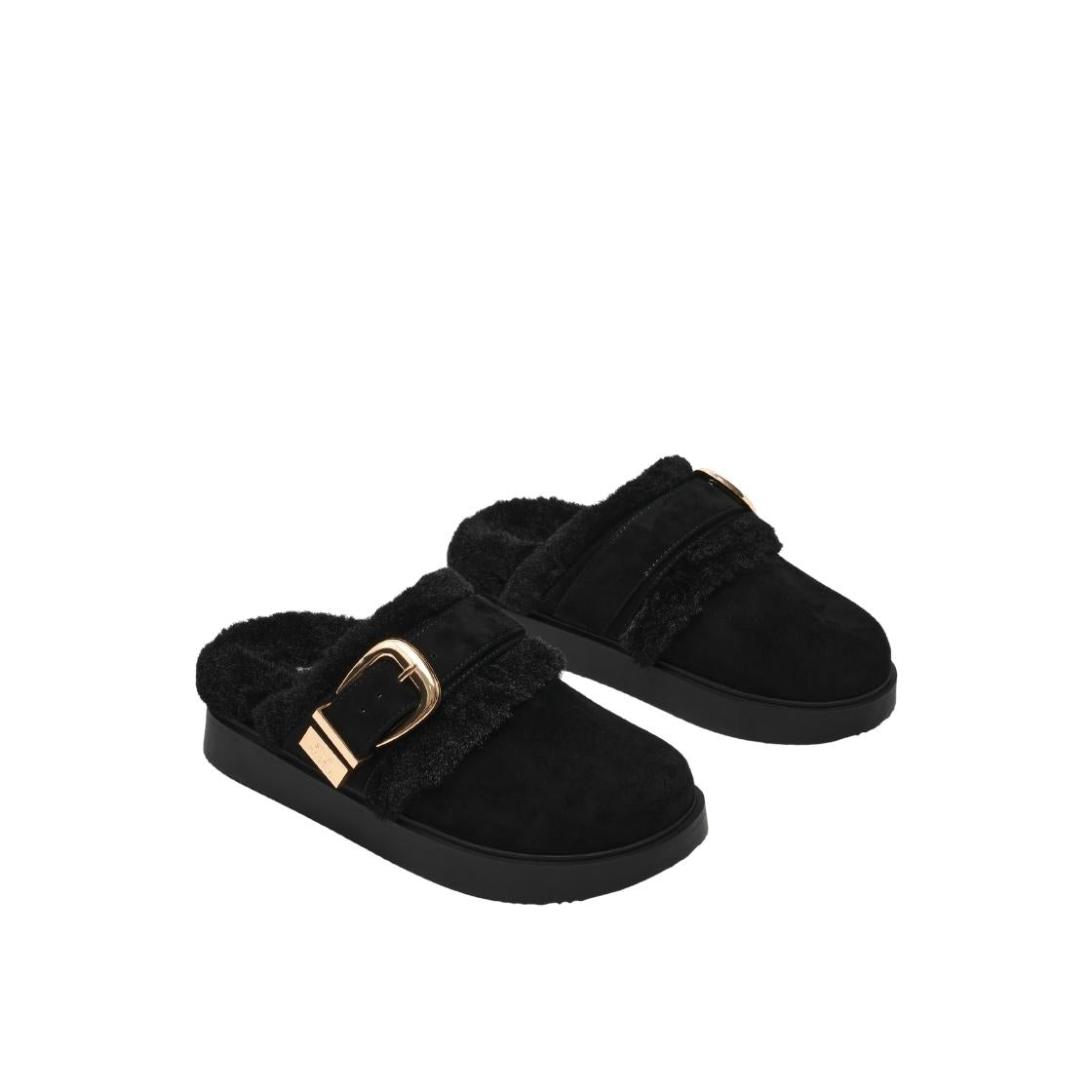 COZY UP BLACK SUEDE
