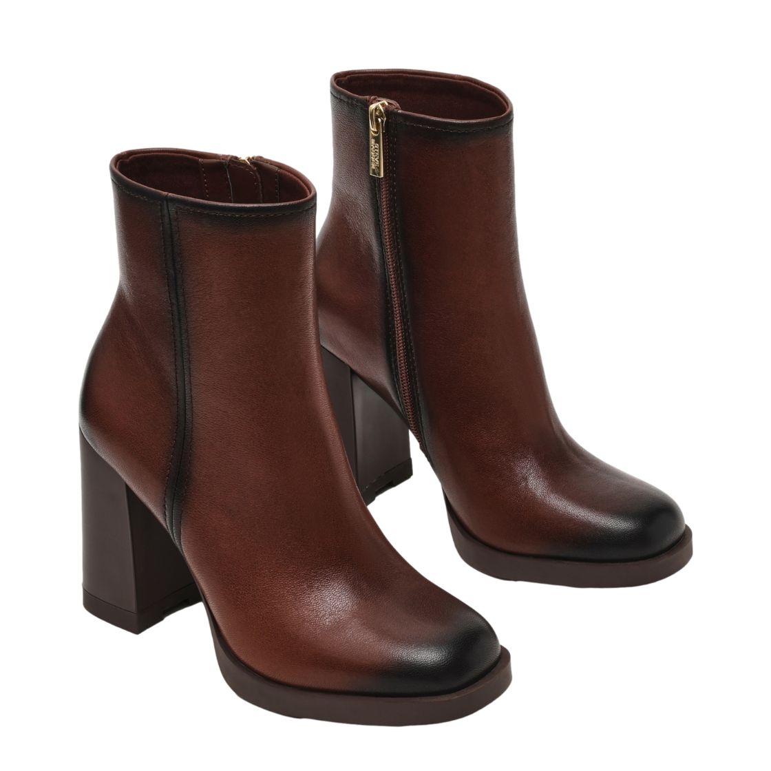 SHORTCUT COGNAC LEATHER