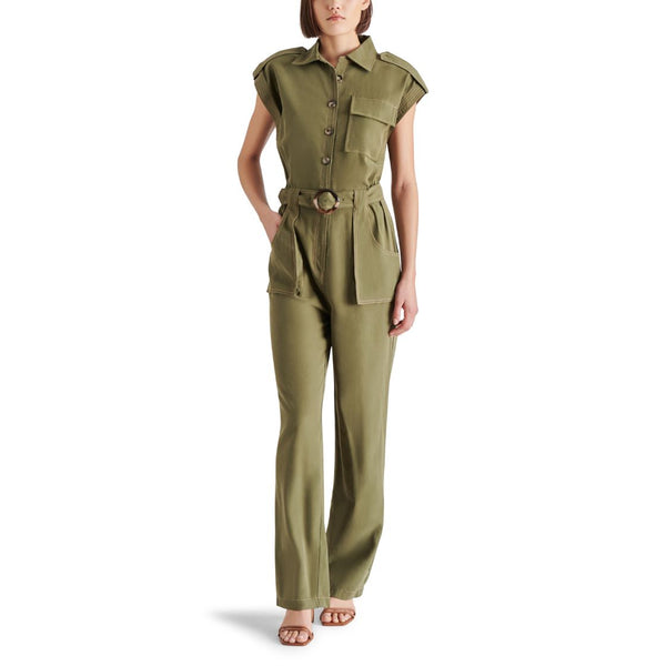 GENE JUMPSUIT OLIVE NIGHT