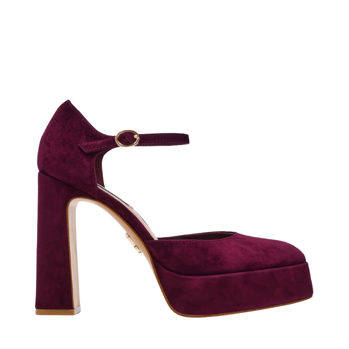 LEXIE BURGUNDY SUEDE