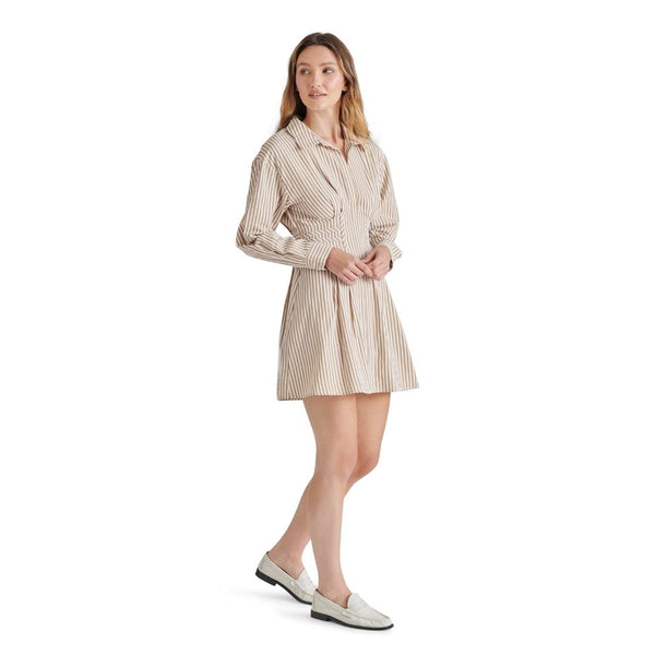 ARIA DRESS DUSTY TAUPE