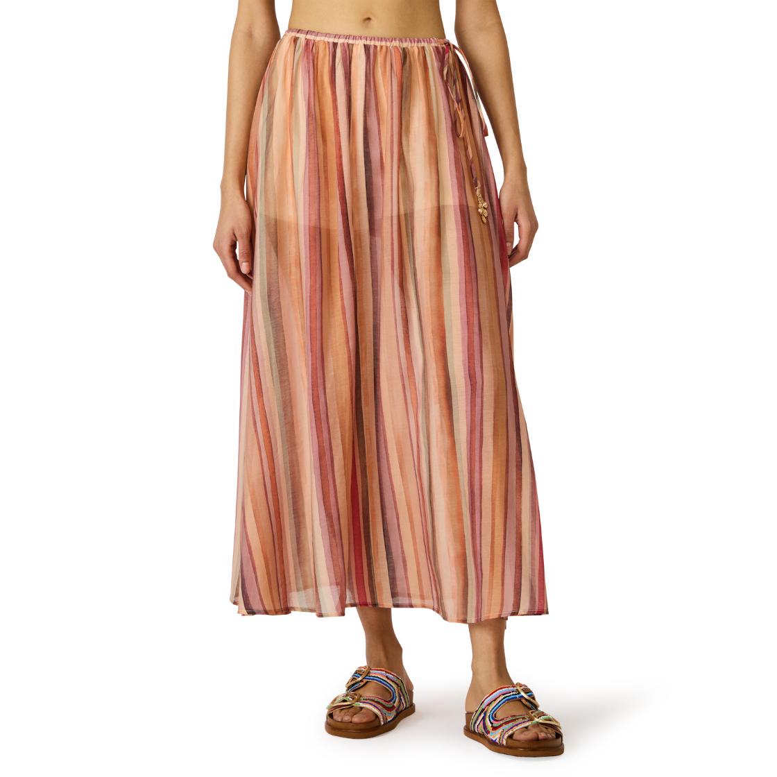 SHILLOH SKIRT STRIPE MULTI