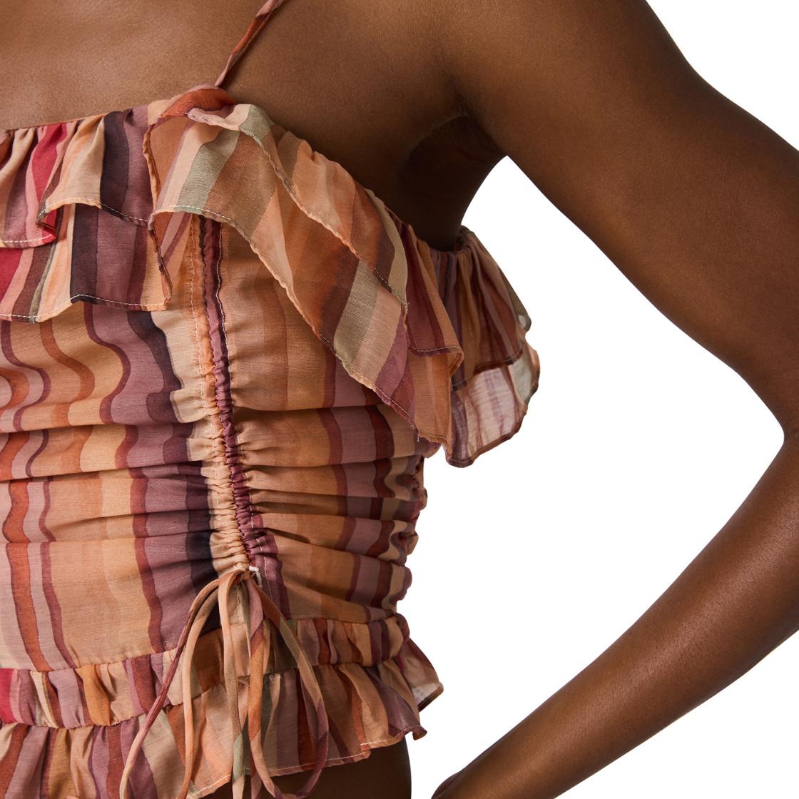 SHILLOH TOP STRIPE MULTI