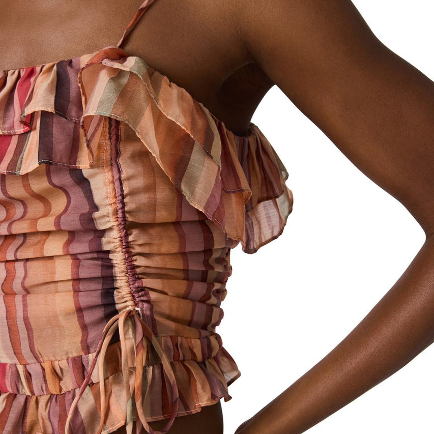 SHILLOH TOP STRIPE MULTI