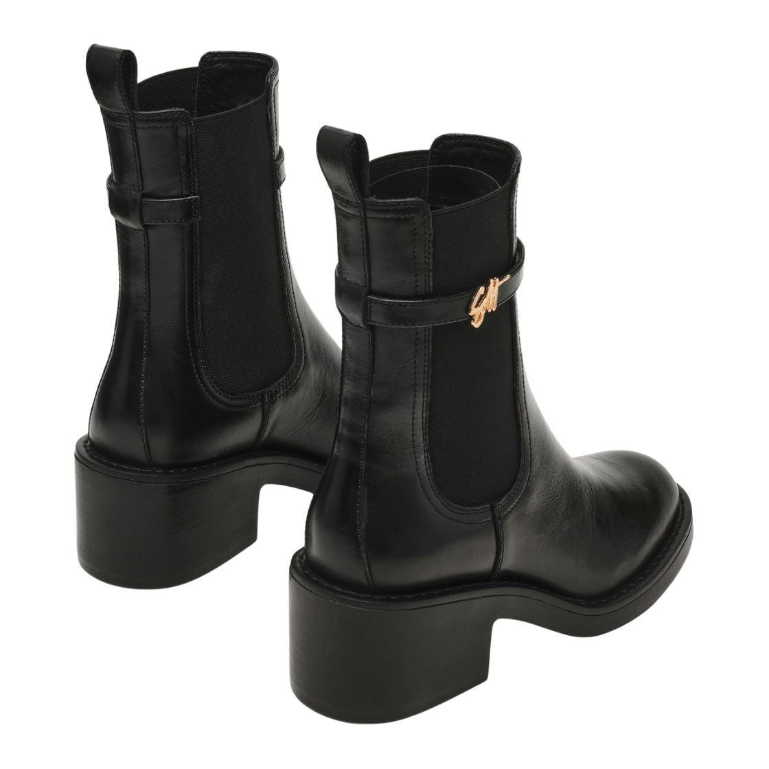 CHARITY-SM BLACK LEATHER