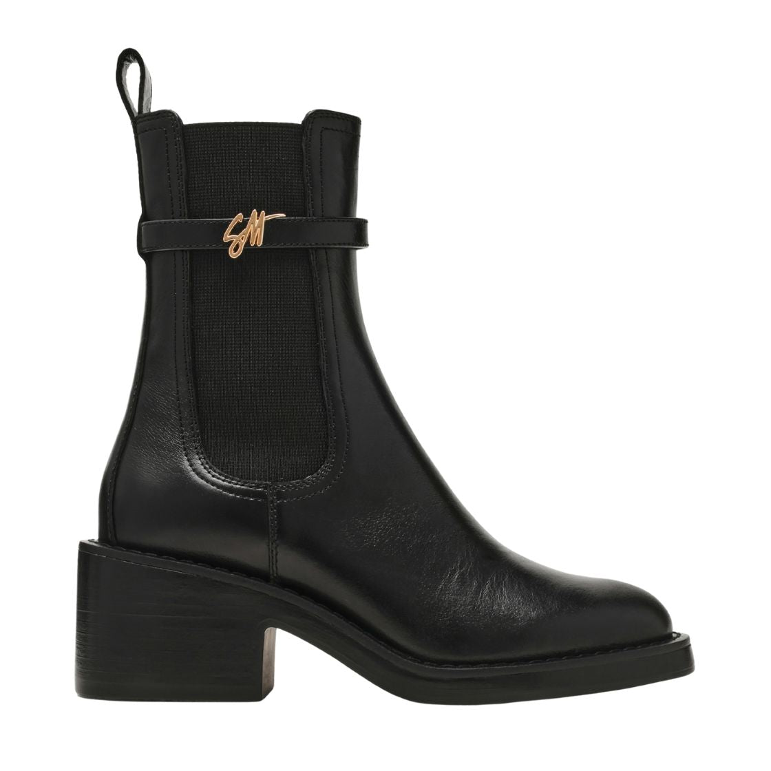 CHARITY-SM BLACK LEATHER