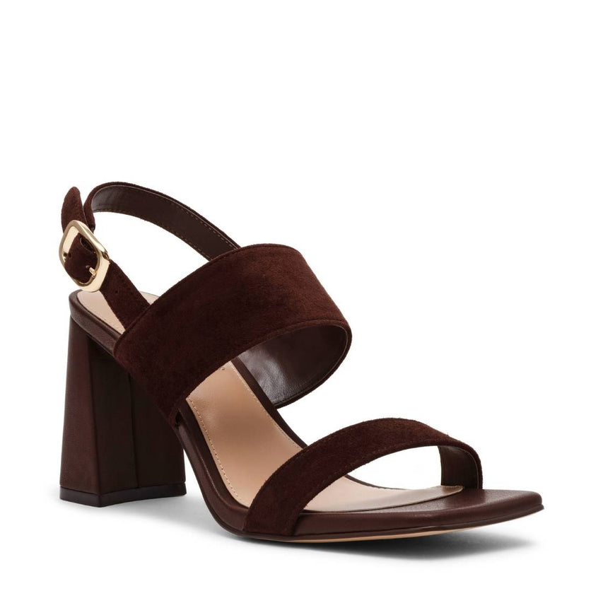 WENDIE CHOCOLATE BROWN SUEDE