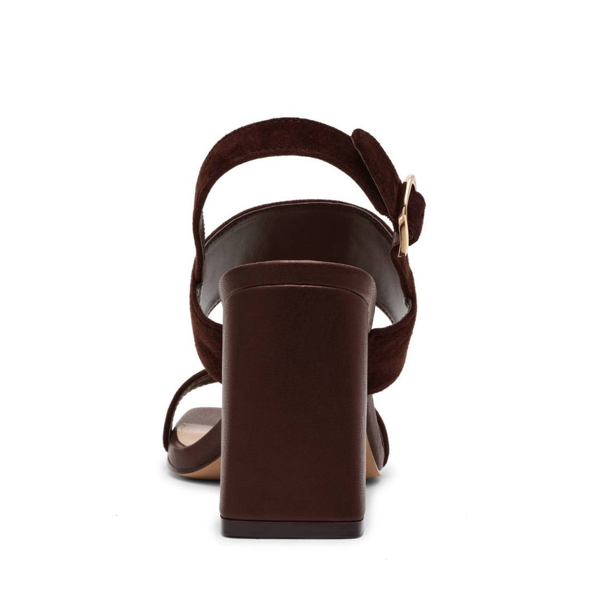 WENDIE CHOCOLATE BROWN SUEDE