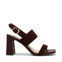 WENDIE CHOCOLATE BROWN SUEDE