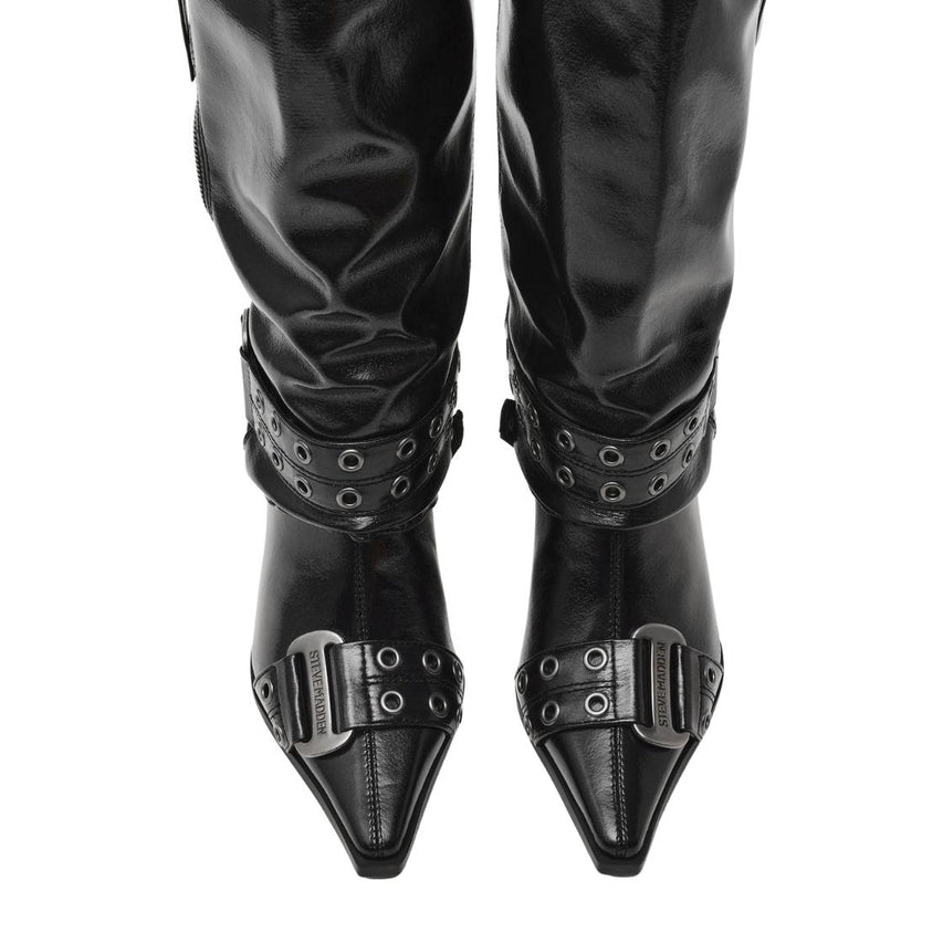 SHOWCASER BLACK CRINKLE