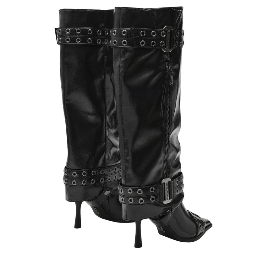 SHOWCASER BLACK CRINKLE
