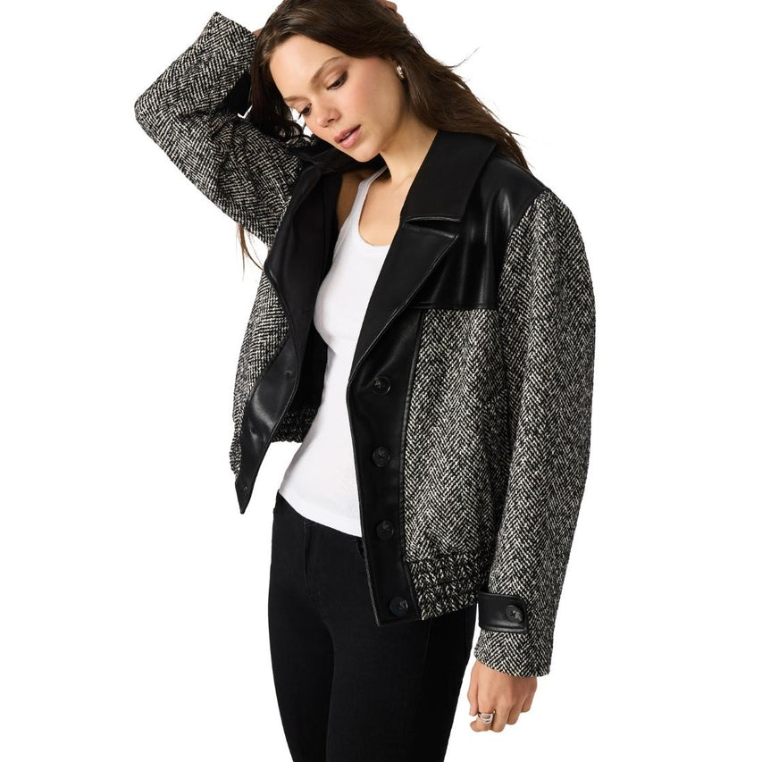 MERCEDES COAT BLACK MULTI