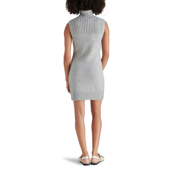 KARISSA SWEATER DRESS HEATHER GREY