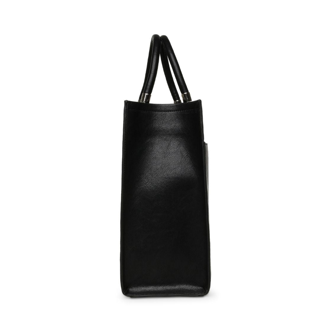 Bchloey Black Silver Bolsa Tote para Mujer