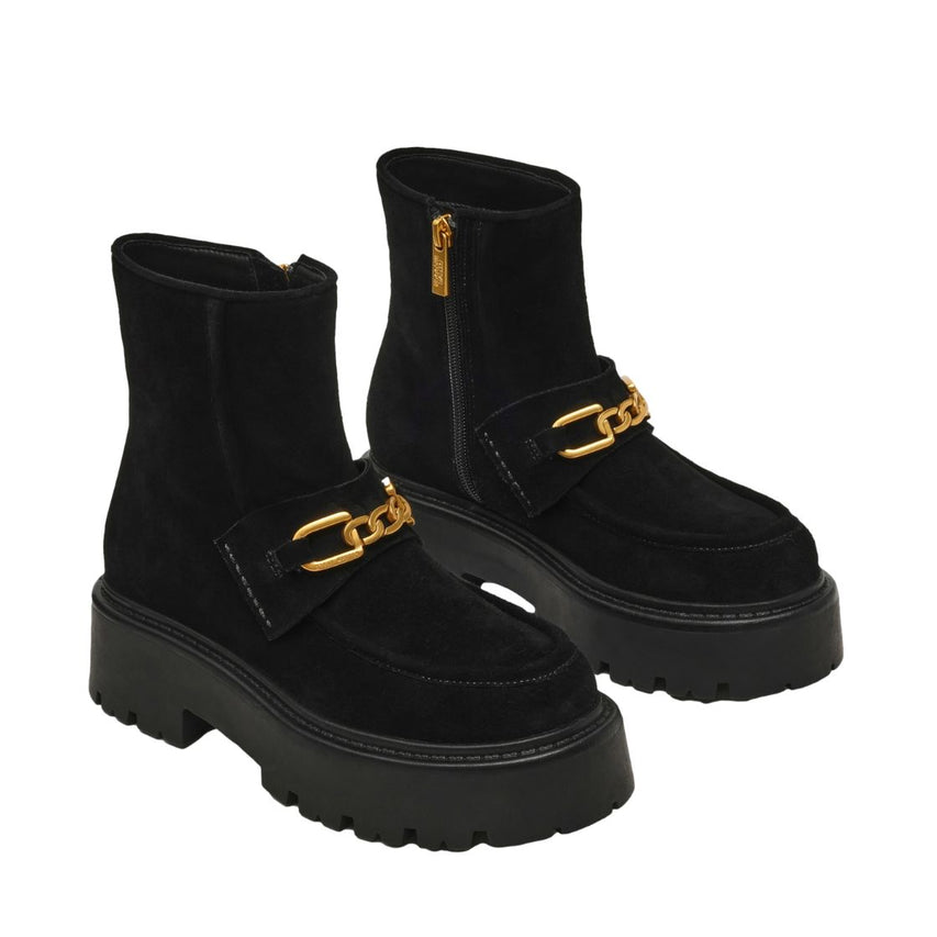 OVERTURN BLACK SUEDE