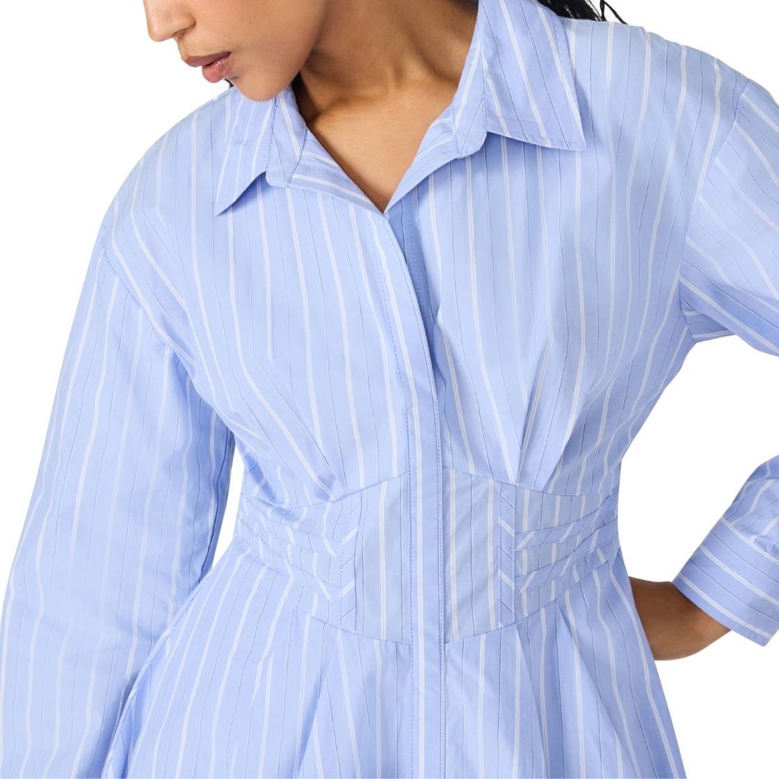 ARIELLE DRESS SOFT BLUE