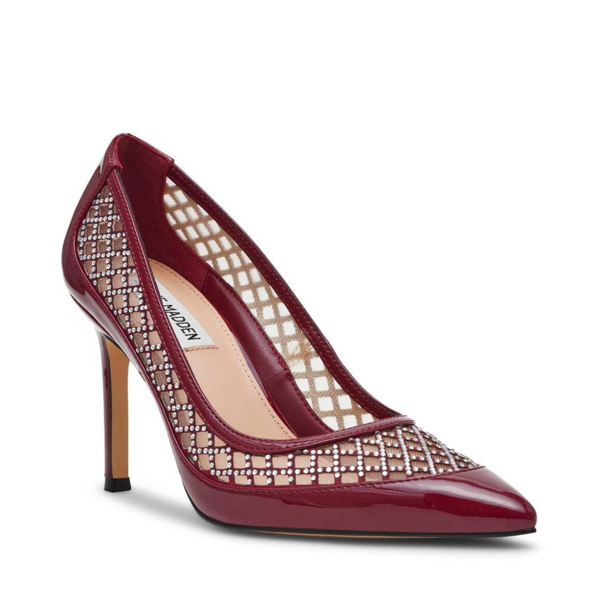 SAXXON DARK CHERRY PATENT