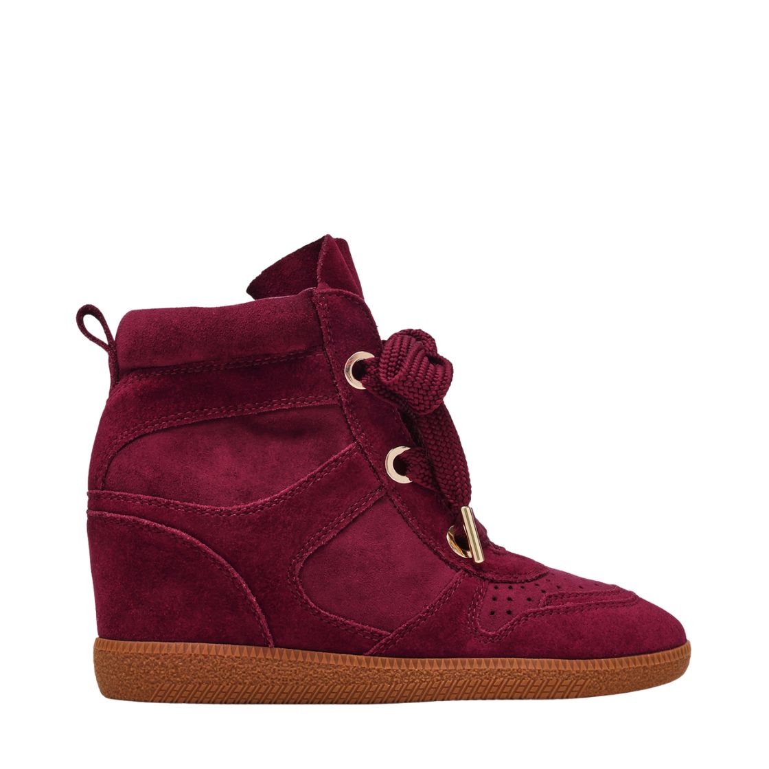 MABLES BURGUNDY SUEDE