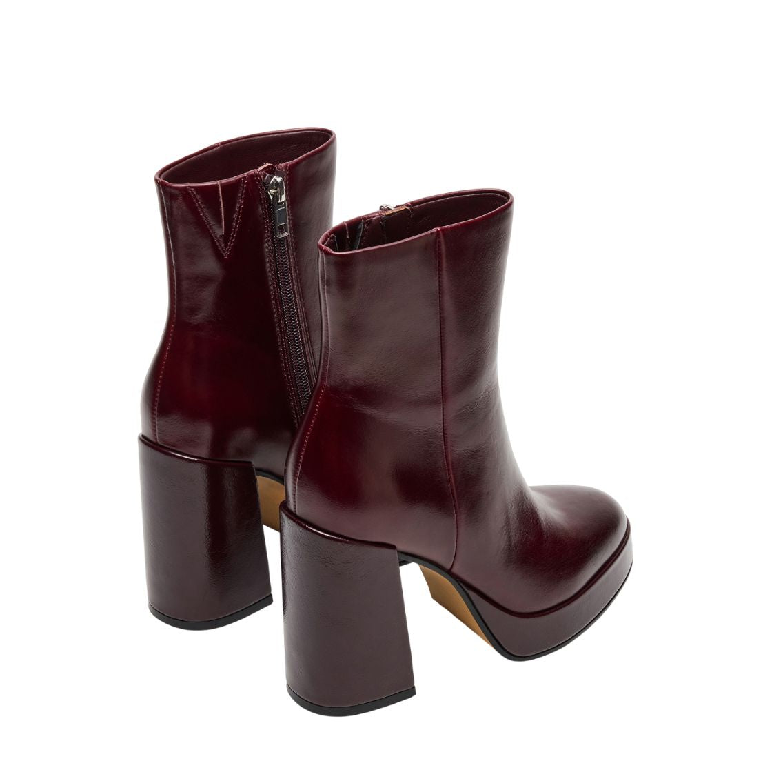 TYRA BURGUNDY LEATHER