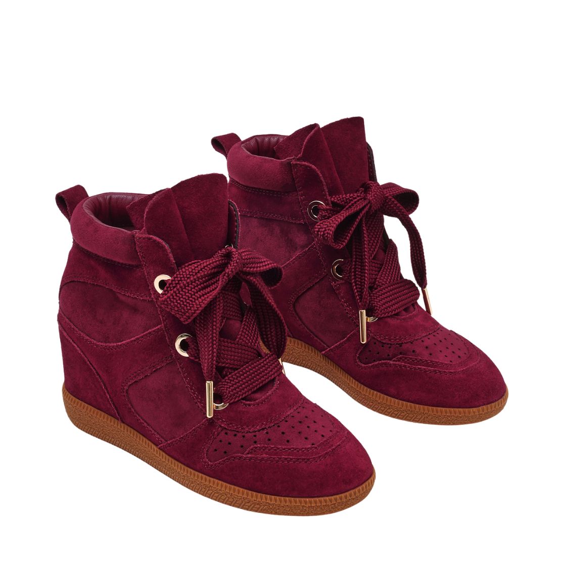 MABLES BURGUNDY SUEDE