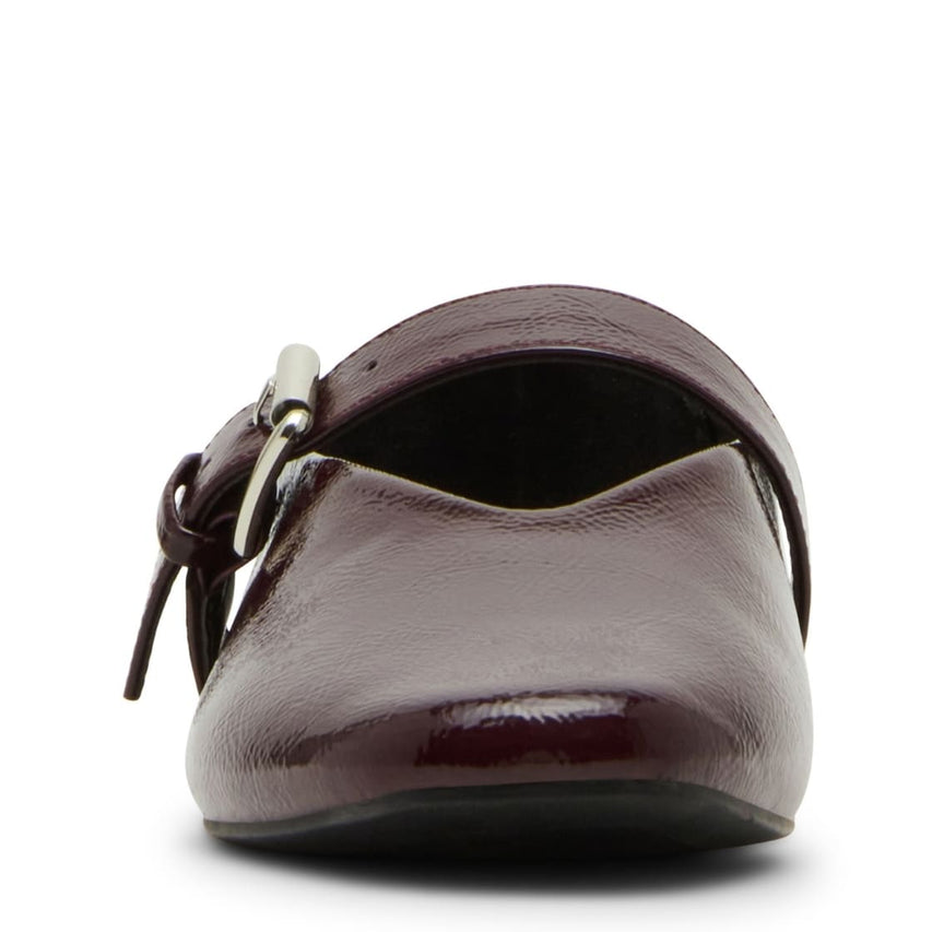 MOLLYY BORDEAUX CRINKLE PATENT