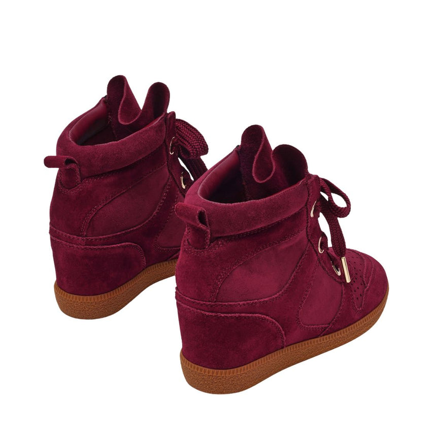 MABLES BURGUNDY SUEDE