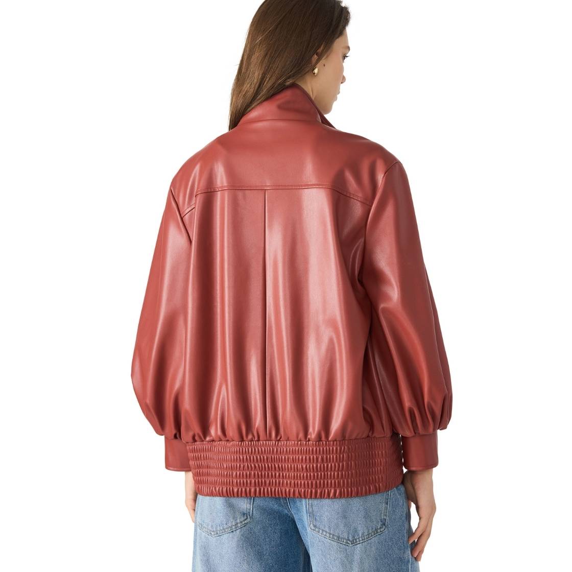 VEE JACKET DUSTY BRICK