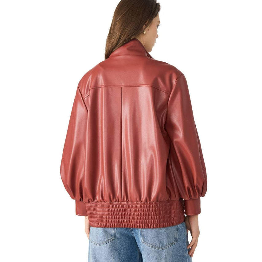 VEE JACKET DUSTY BRICK