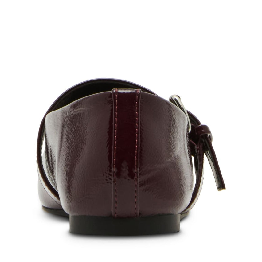MOLLYY BORDEAUX CRINKLE PATENT