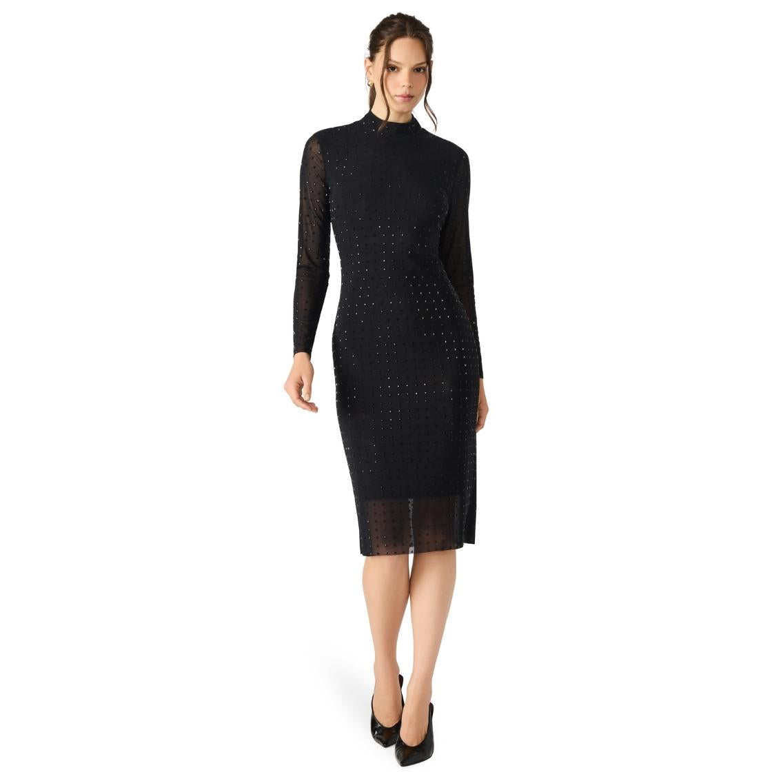 KRISTI MIDI DRESS BLACK