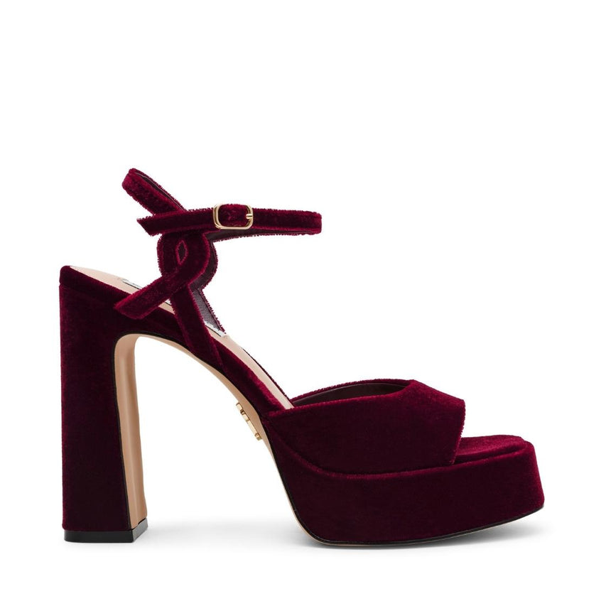 MILIANA BURGUNDY VELVET
